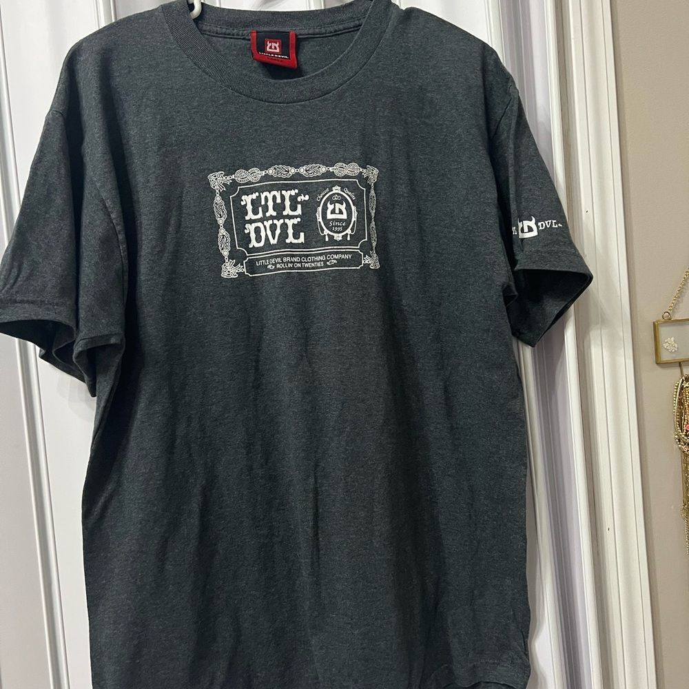 Vintage LTL DEVIL mens tee size large Y2K